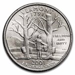 2001-P Vermont Statehood Quarter 40-Coin Roll BU
