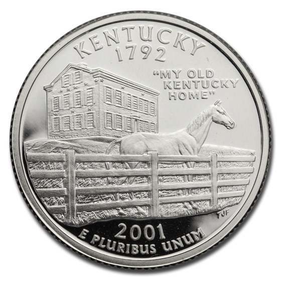 2001-S Kentucky State Quarter Gem Proof (Silver)