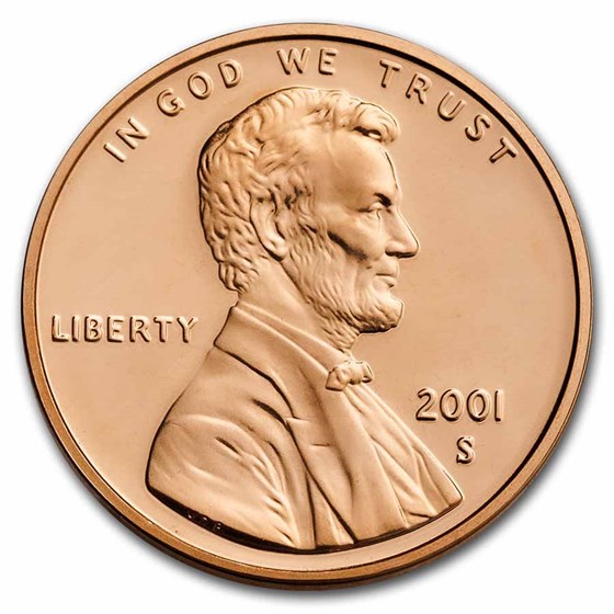 2001-S Lincoln Cent Gem Proof (Red)