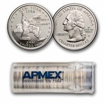 2001-S New York State Quarter Gem Proof 40-Coin roll (Silver)