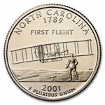 2001-S North Carolina State Quarter Gem Proof 40-Coin Roll