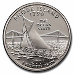 2001-S Rhode Island State Quarter Gem Proof 40-Coin Roll