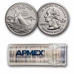 2001-S Rhode Island State Quarter Proof 40-Coin Roll (Silver)