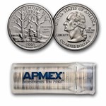 2001-S Vermont State Quarter Proof 40-Coin Roll (Silver)