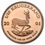 2001 South Africa 1/10 oz Proof Gold Krugerrand (Broken capsule)