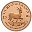 2001 South Africa 1/4 oz Proof Gold Krugerrand (No COA)