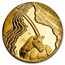 2001 South Africa 1/4 oz Proof Gold Natura Oryx