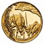 2001 South Africa 1/4 oz Proof Gold Natura Oryx