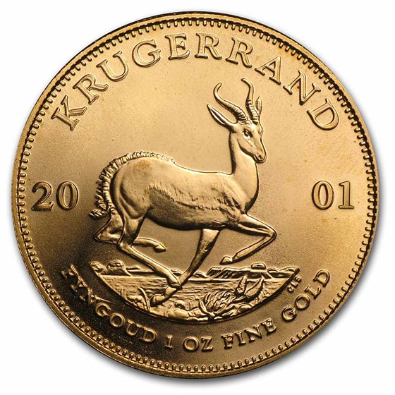 2001 South Africa 1 oz Gold Krugerrand BU