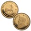 2001 South Africa 5-Coin Gold Krugerrand Proof Set (w/Box & COA)