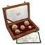 2001 South Africa 5-Coin Gold Krugerrand Proof Set (w/Box & COA)