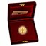 2001 Vatican City Proof Gold 50,000 Lire Pope John Paul II Crucif