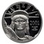 2001-W 1/10 oz Pf American Platinum Eagle PF-70 UCAM NGC (Castle)