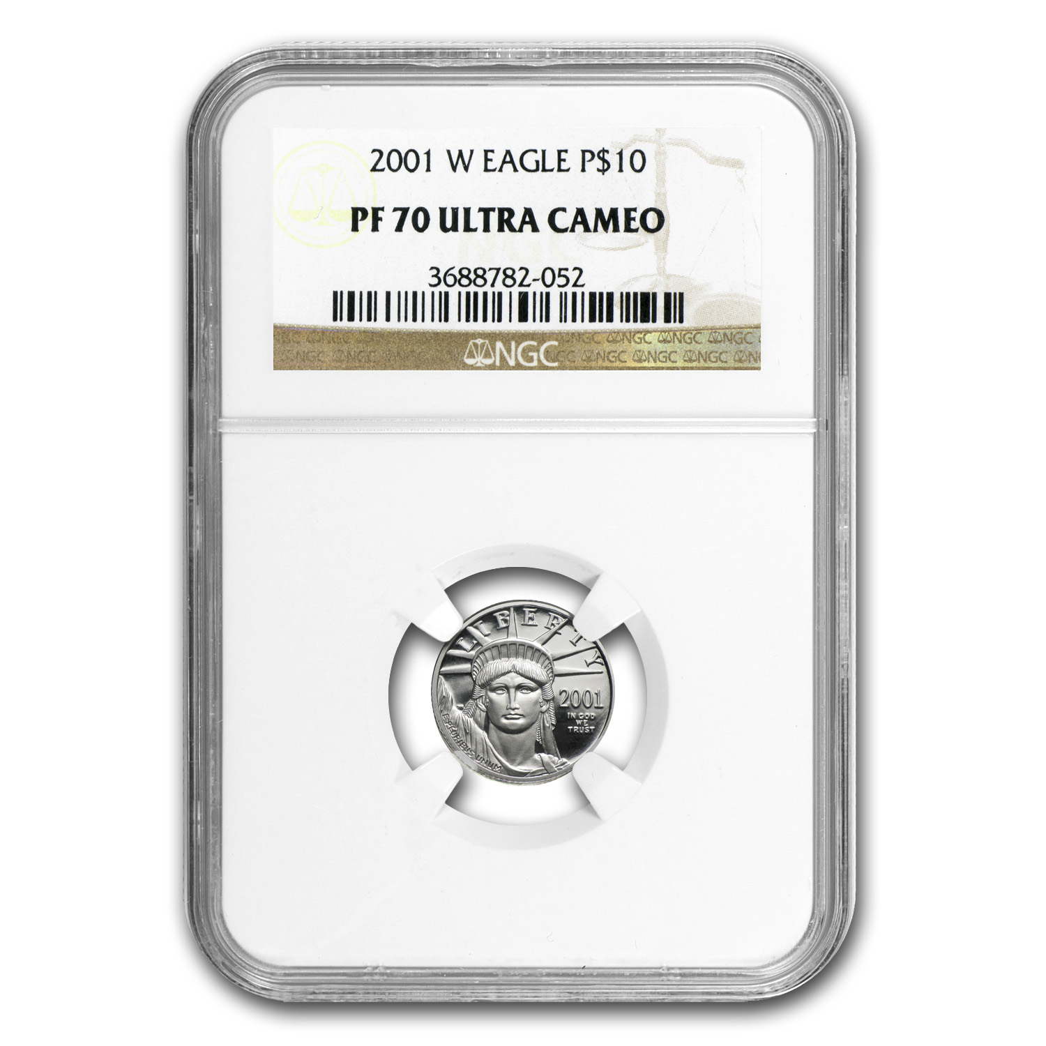 2006 W 1/10 oz $10 Platinum American Eagle Proof Coin NGC PF 70 UCAM 