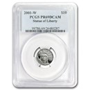 2001-W 1/10 oz Proof American Platinum Eagle PR-69 PCGS