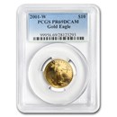2001-W 1/4 oz Proof American Gold Eagle PR-69 PCGS