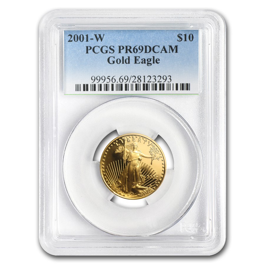 2001-W 1/4 oz Proof American Gold Eagle PR-69 PCGS