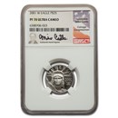 2001-W 1/4 oz Proof American Platinum Eagle PF-70 NGC (Castle) 2001-W 1/4 oz Proof American Platinum Eagle PF-70 NGC (Castle)
