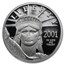 2001-W 1/4 oz Proof American Platinum Eagle (w/Box & COA)