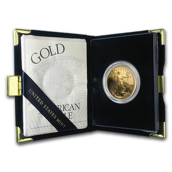 2001-W 1 oz Proof American Gold Eagle (w/Box & COA)