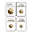 2001-W 4-Coin Proof American Gold Eagle Set PF-70 NGC