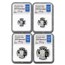 2001-W 4-Coin Proof American Platinum Eagle Set PF-70 NGC (Moy)
