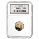 2001-W Gold $5 Commem Capitol Visitor Center PF-69 NGC