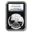 2001-W Proof American Silver Eagle PF-69 NGC (Retro Black Insert)