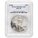 2001-W Proof American Silver Eagle PR-69 PCGS