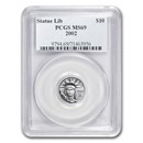 2002 1/10 oz American Platinum Eagle MS-69 PCGS