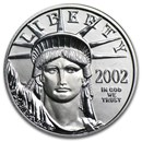 2002 1/4 oz American Platinum Eagle BU