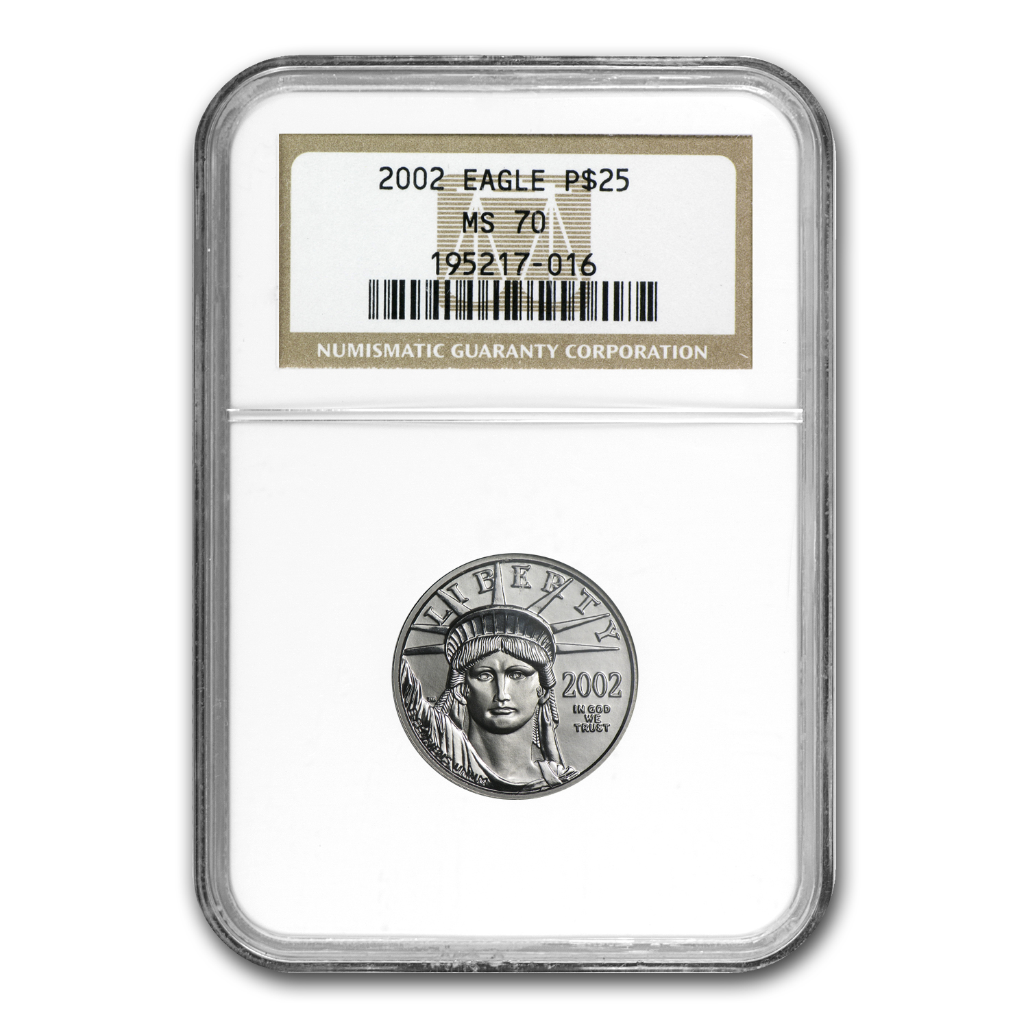 2004 1/4 oz $25 Platinum American Eagle NGC MS 69 