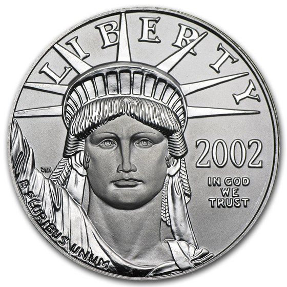 2002 1 oz American Platinum Eagle BU