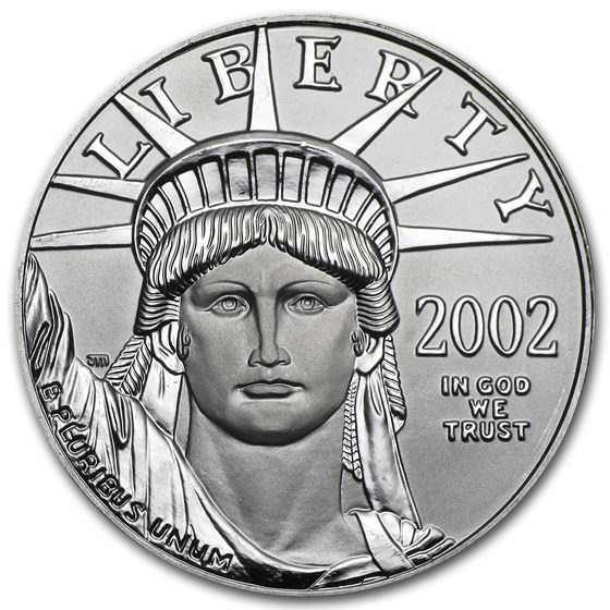 2002 1 oz American Platinum Eagle BU 2002 1 oz American Platinum Eagle BU