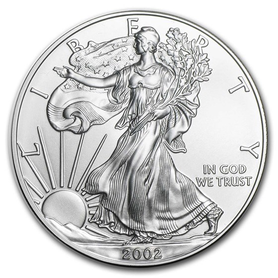2002 1 oz American Silver Eagle BU