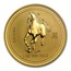 2002 1 oz Gold Lunar Year of the Horse MS-69 PCGS (Series I)