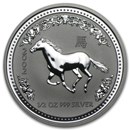 2002 Australia 1/2 oz Silver Year of the Horse BU (Series I)