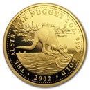 2002 Australia 2 oz Proof Gold Nugget (Capsule Only)