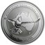 2002 Australia 2 oz Silver Kookaburra BU