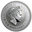 2002 Australia 2 oz Silver Kookaburra BU