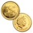 2002 Australia 5-Coin Gold Nugget Proof Set