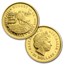 2002 Australia 5-Coin Gold Nugget Proof Set