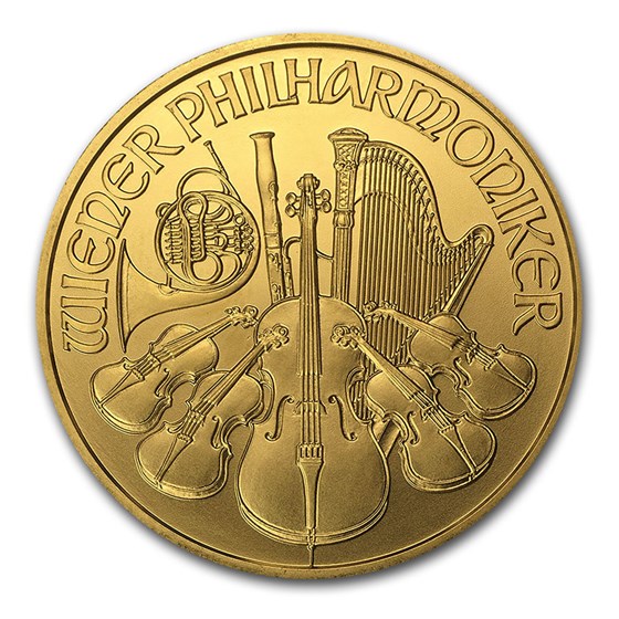 2002 Austria 1 oz Gold Philharmonic BU 2002 Austria 1 oz Gold Philharmonic BU