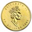 2002 Canada 1/2 oz Gold Maple Leaf BU