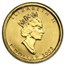 2002 Canada 1/20 oz Gold Maple Leaf BU