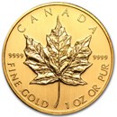 2002 Canada 1 oz Gold Maple Leaf BU