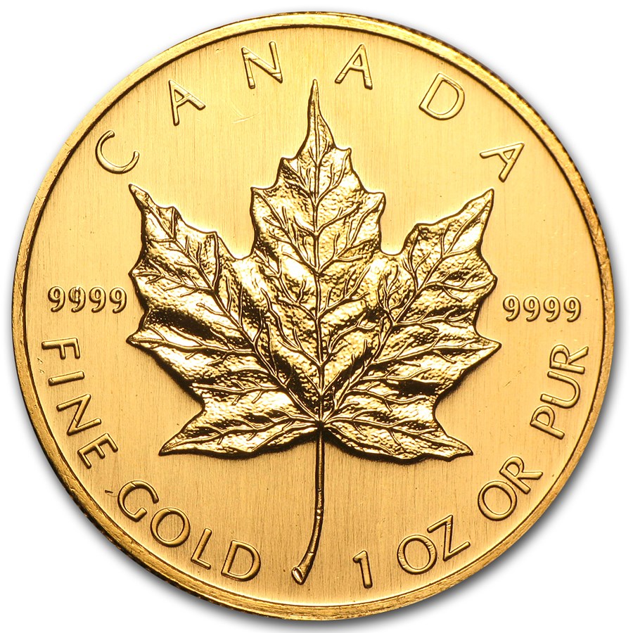 Buy 2002 Canadian 1 oz Gold Maple Leaf BU | APMEX