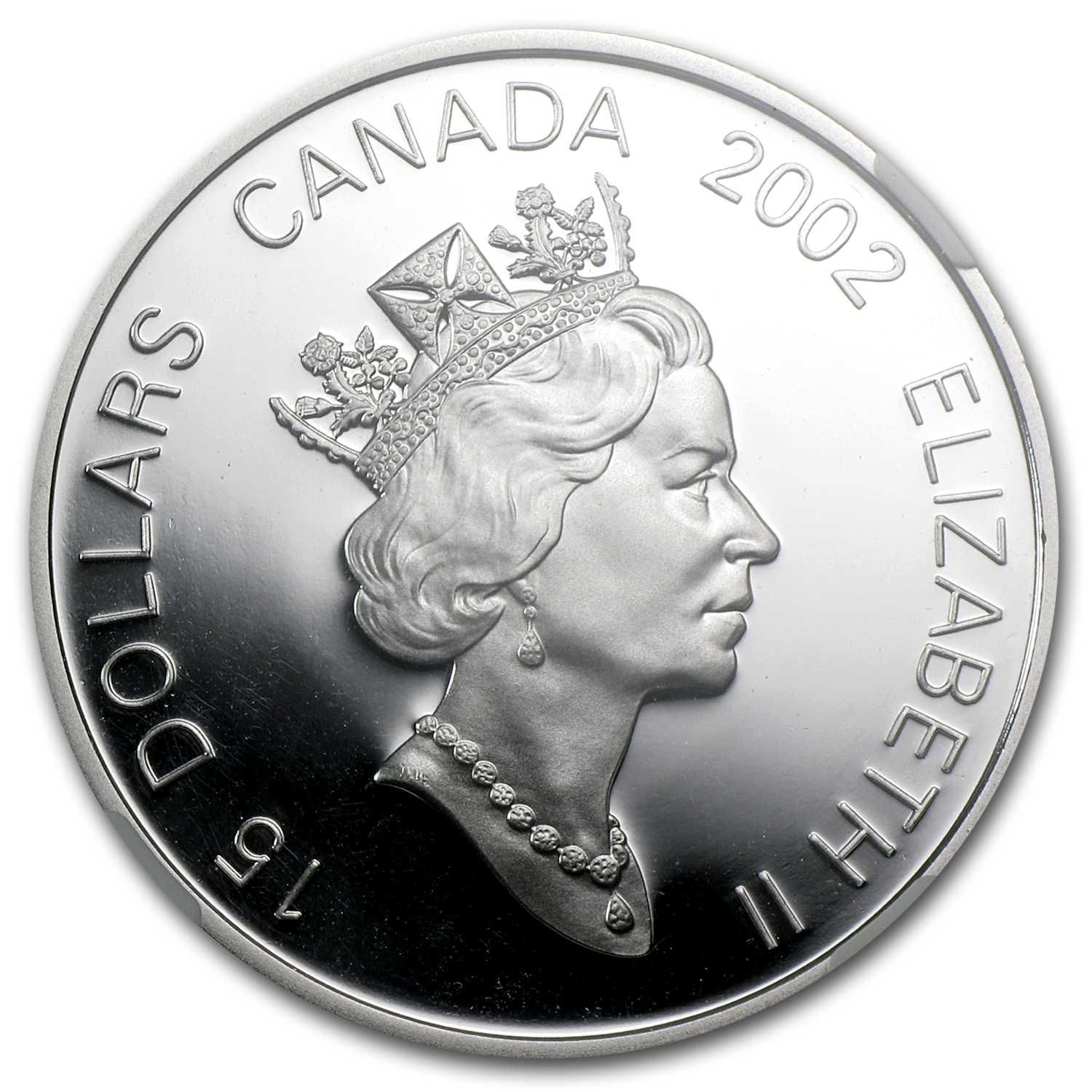 Buy 2002 Canada 1 oz Silver $15 Lunar Bimetal HORSE PF-69 NGC | APMEX