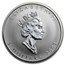 2002 Canada 1 oz Silver Maple Leaf Lunar Horse Privy