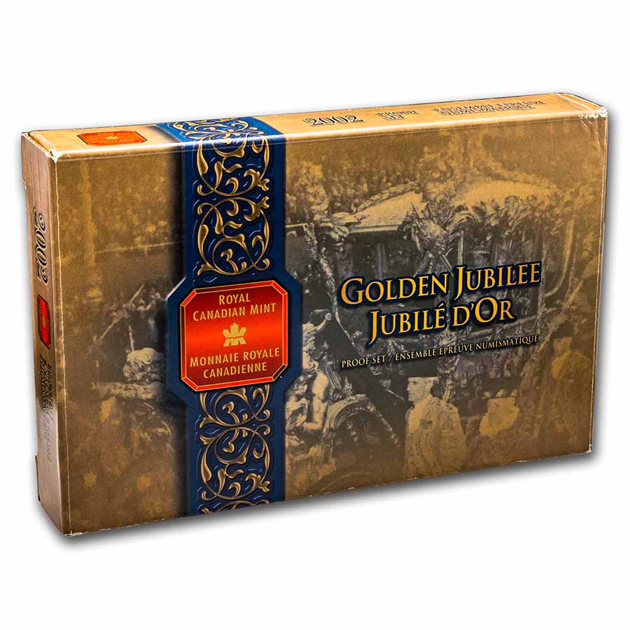 2002 Canada 8-Coin Silver Proof Set (Golden Jubilee) | eBay
